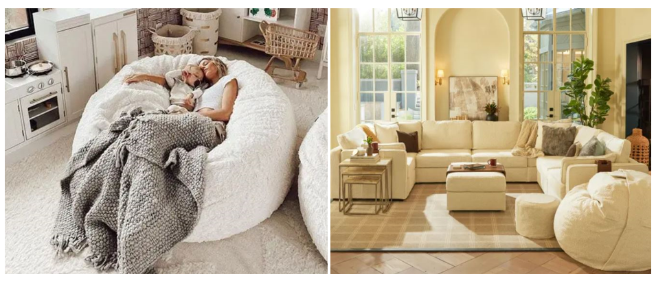 Lovesac: the world's most comfortable seat; Sacs & Sactionals for modern, cozy home furnishing